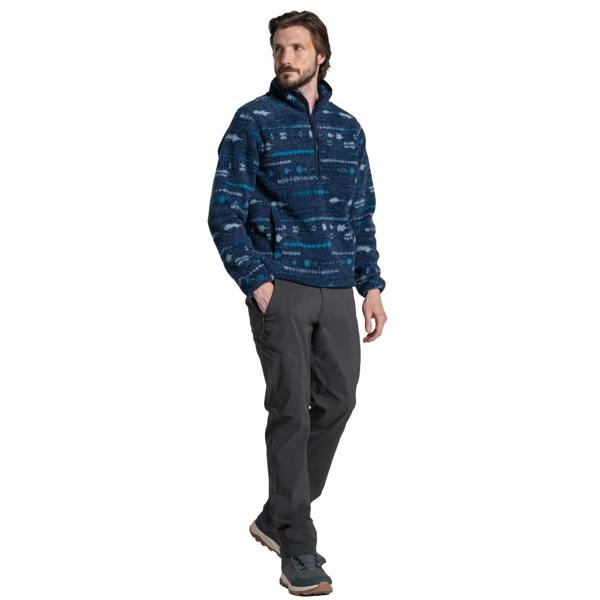 Craghoppers Mens National Trust Rawthey Half Zip Fleece Top - Blue Navy - 