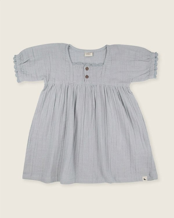 Sky Blue Scallop Edge Dress - image 1