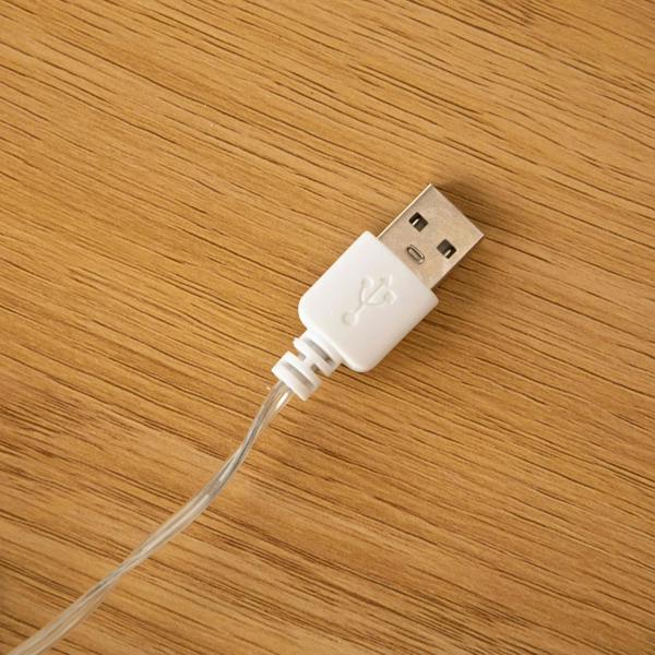 Samuel Alexander 40cm Santa Christmas Neon Light with Warm White LEDs & USB Cable