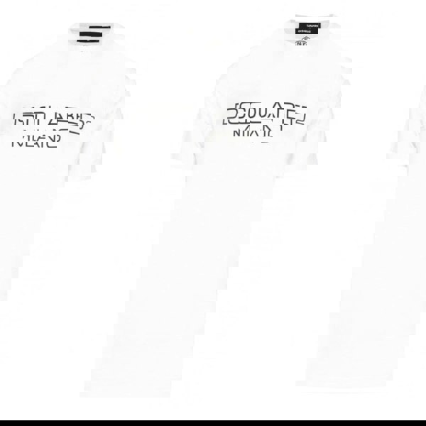 Dsquared2 Cool Fit Milano Logo White T-Shirt S