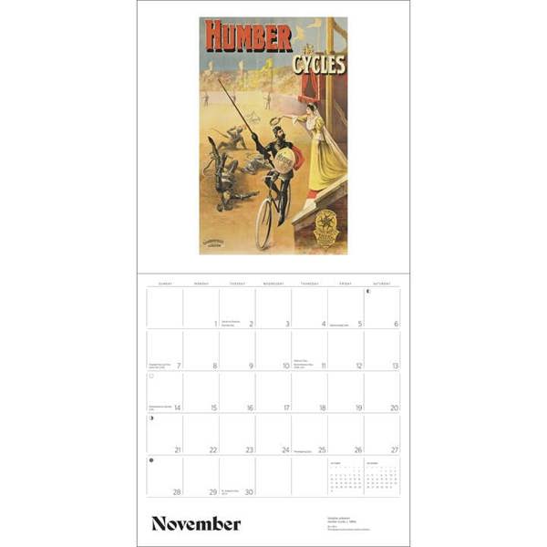 Bicycles, Vintage Posters Calendar 2027, Wall Calendars, Month To View, Sports, Gift