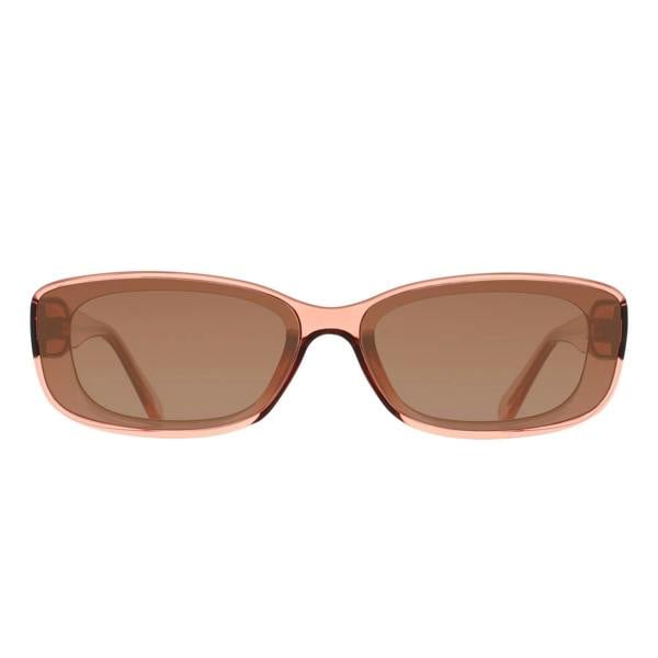 Quay Sunglasses Vibe Check 77731 Pale Rose Sepai Brown Gradient