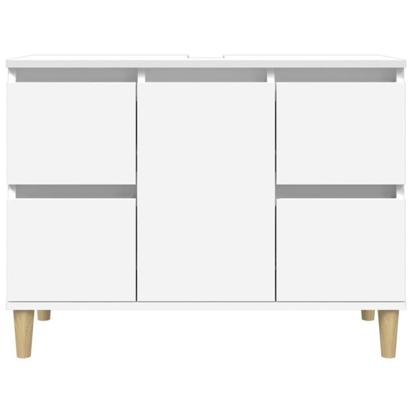 Berkfield Sink Cabinet White 80x33x60 cm Engineered Wood