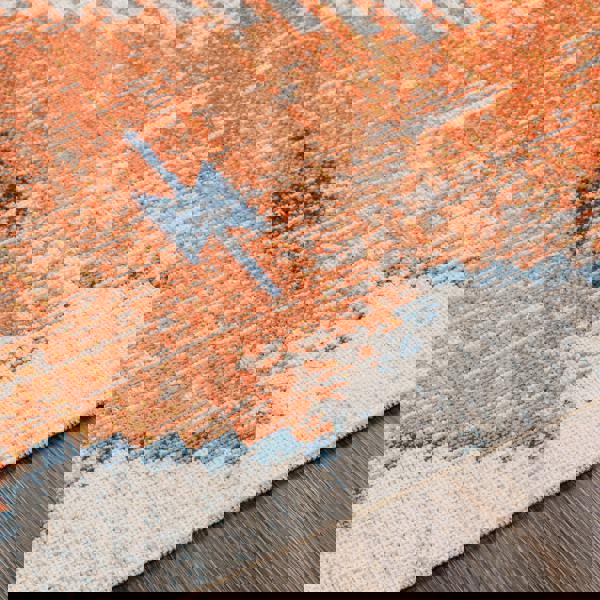 Livabliss Huntington Beach-Vintage Orange Blue Beige In- & Outdoor Rug