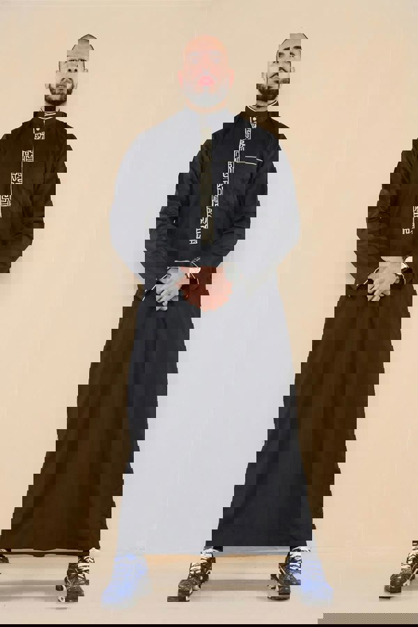 103_thobe_Black_L - 56, 103_thobe_Black_M - 54, 103_thobe_Black_S - 52, 103_thobe_Black_XL - 58, 103_thobe_Black_XXL - 60