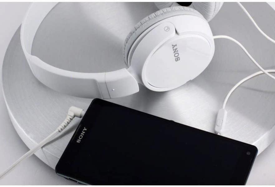 Sony MDR-ZX110 Over Ear Headset White - MDR-ZX110/AP