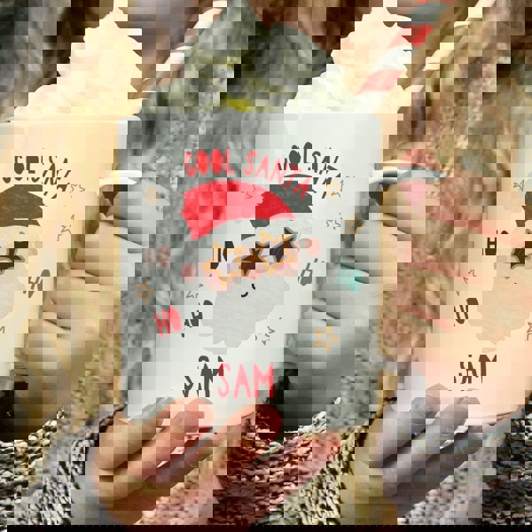 Personalised Memento Company Personalised Cool Santa Plastic Mug