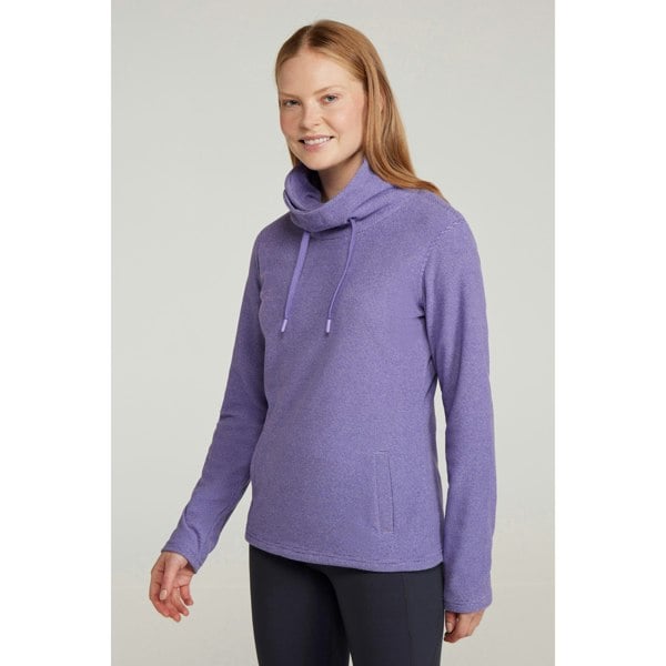 Mountain Warehouse Womens/Ladies Hebridean Cowl Neck Fleece Top - Iron Grey