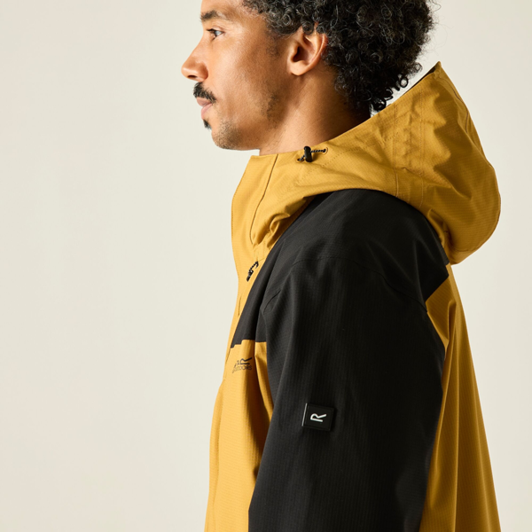 Regatta Mens Freesdale Waterproof Jacket - Wood Brown/Black