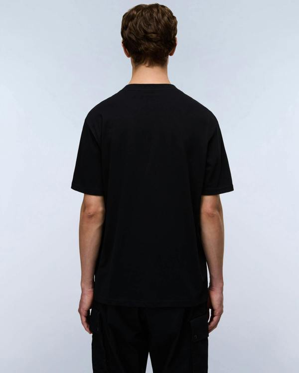 Napapijri Small Box Mens Short Sleeve T-Shirt - Black Beauty 941 | CHO | Designer Mens Short Sleeve T-Shirts & Tops