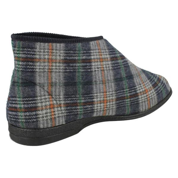 Balmoral Mens Balmoral Patterned Slipper Boot