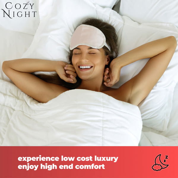 Cozy Night Single Size Electric Blanket Heated with 3 Heat Settings - Quick Fit Underblanket - Fleece Material Machine Washable