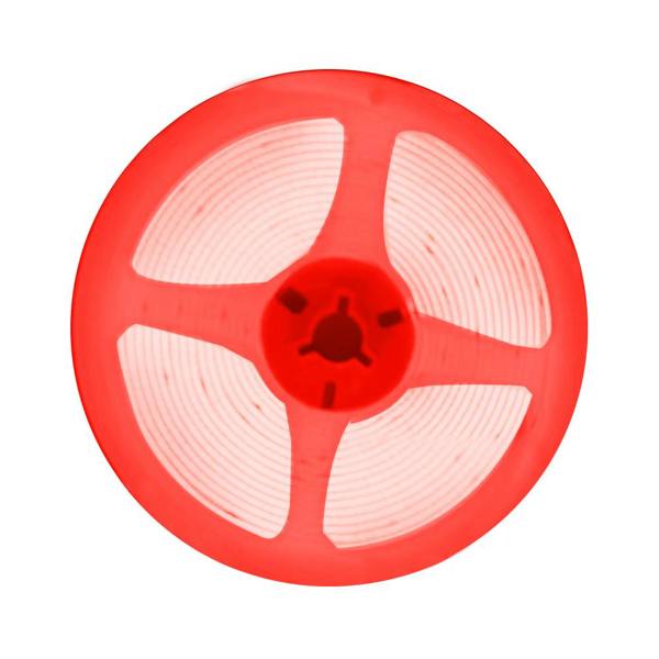 ENER-J 5m LED COB Strip 480L/M 24V, Red with RF Dimmer and 25W Plug & Play Power Supply