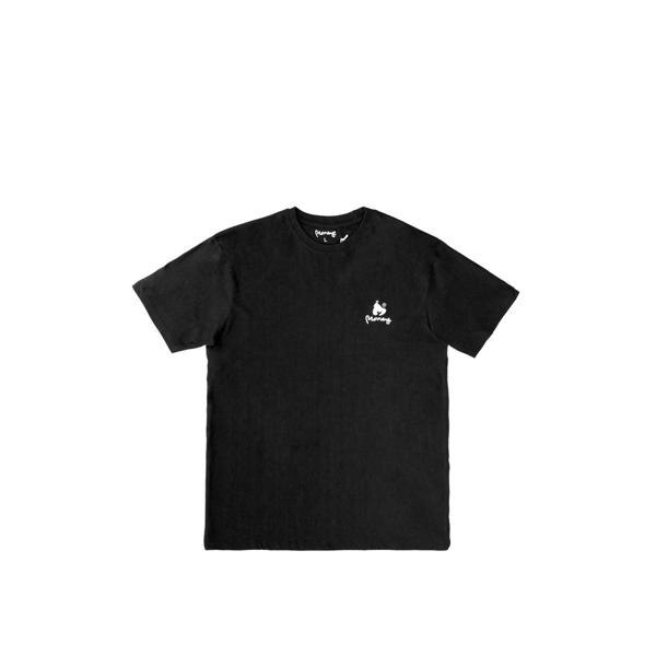 Money Mens Cotton Lounge T-Shirt & Shorts Set - Black