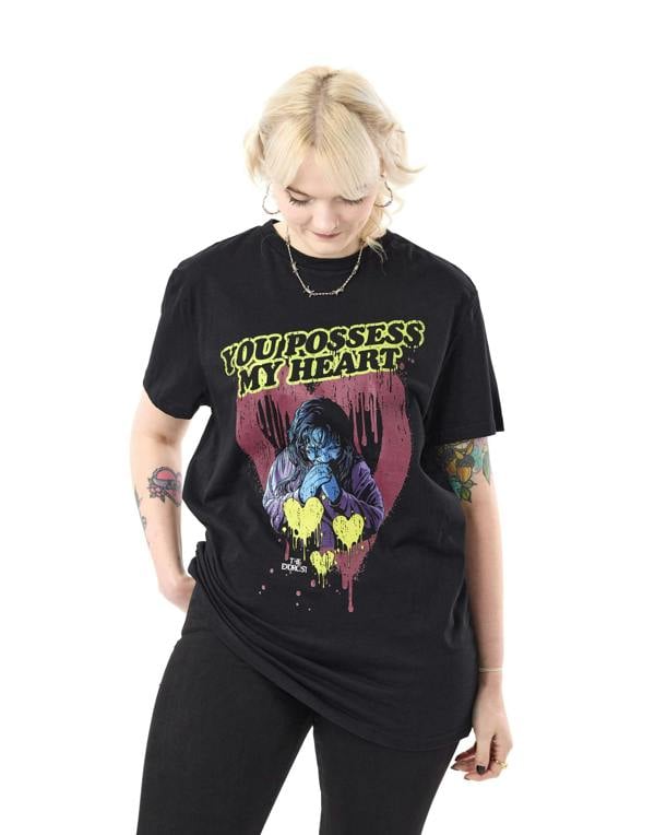 Exorcist Unisex Black You Possess my heart Short Sleeved T-Shirt
