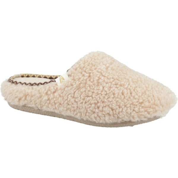 Hush Puppies Good Textile Women's Beige Slippers