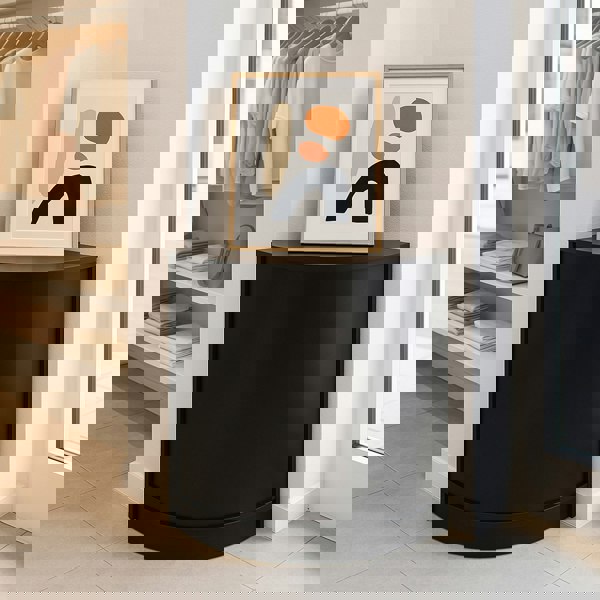 Monstershop Retail Shop Corner Counter CM60 - Black