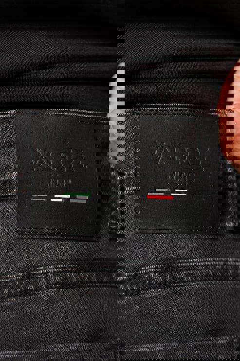 Valere Milano Lusso Clean Jeans - Black