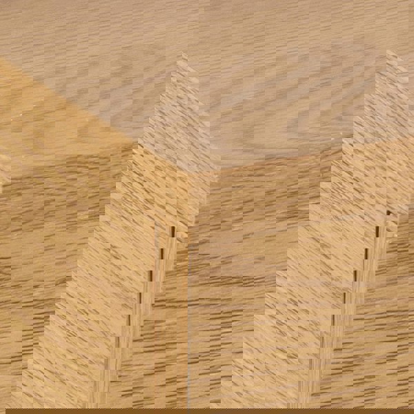 Furniture To Go Ashlan Square Bedside Table with 1 Drawers in Oak