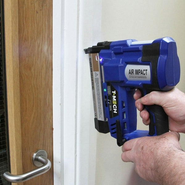 T-Mech Nail & Staple Gun with Additional Battery