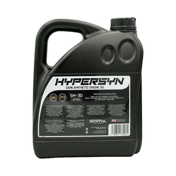 Syntol 5W-30 Fully Synthetic Engine Oil Acea C3 BMW LL-04 Dexos2 SYNTOL HYPER-SYN P3