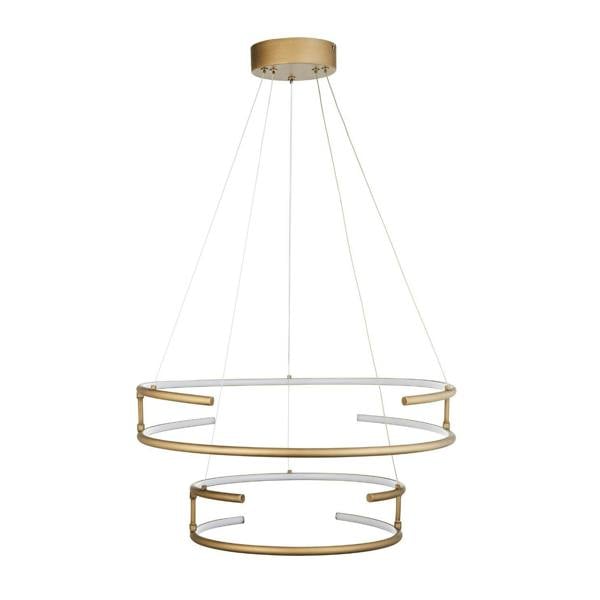 Pagazzi Lighting Mabel Antique Brass LED Pendant Ceiling Light