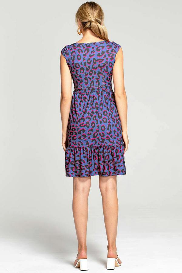 HotSquash Empire Line Knee Length Dress with capped sleeves