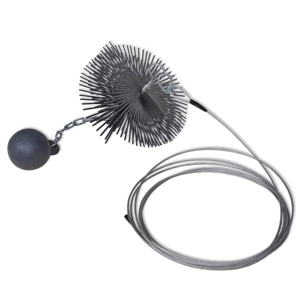 Berkfield Round Chimney Cleaning Brush Dia. 20 cm