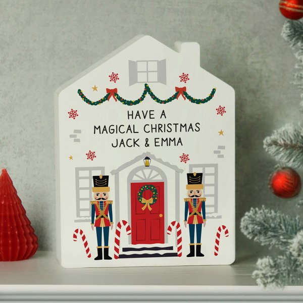 Personalised Memento Company Personalised Nutcracker Christmas House Ornament