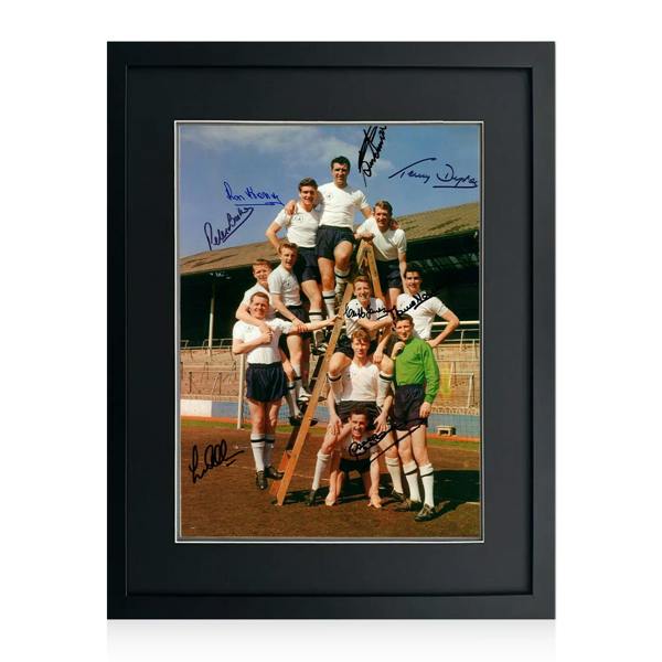 Tottenham Hotspur 1961 Squad Signed Image 2 Deluxe Mount Frame