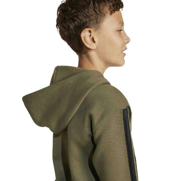 Adidas Childrens/Kids Essentials Full Zip Hoodie - Olive - 