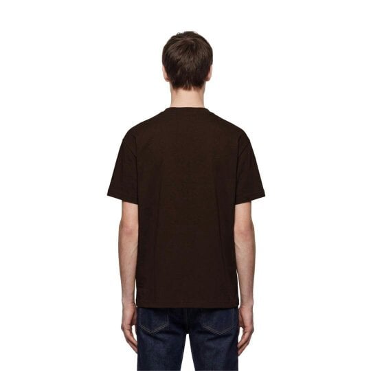 By Lanvin Paris Chest Logo Dark Brown T-Shirt