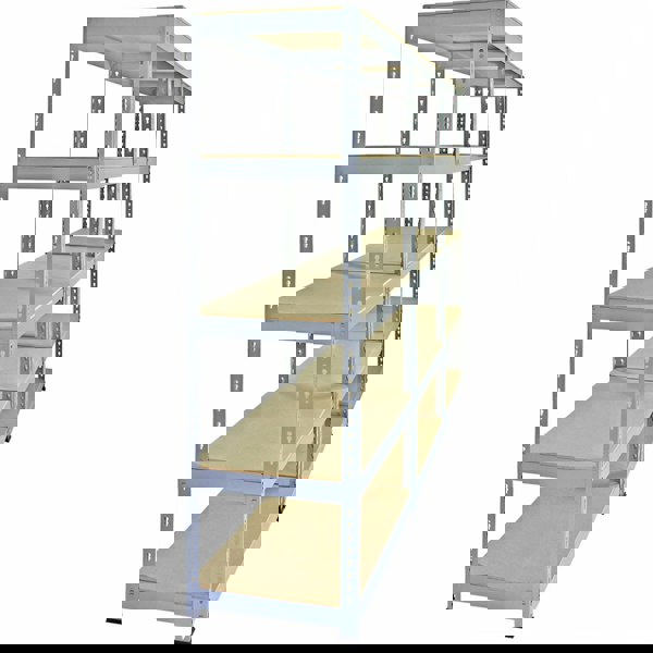 Monster Racking 10 x Q-Rax Grey Metal Racking Units 90 x 50 x 180cm