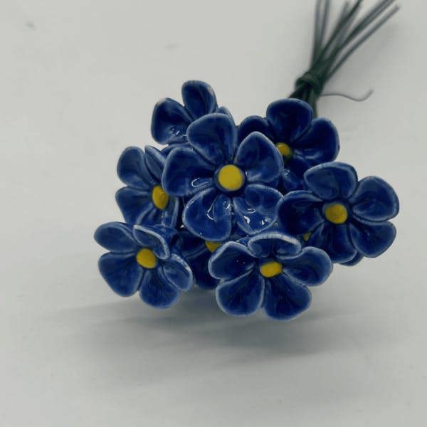 Memorials Direct Forget-Me-Not & Lily Grave Pot