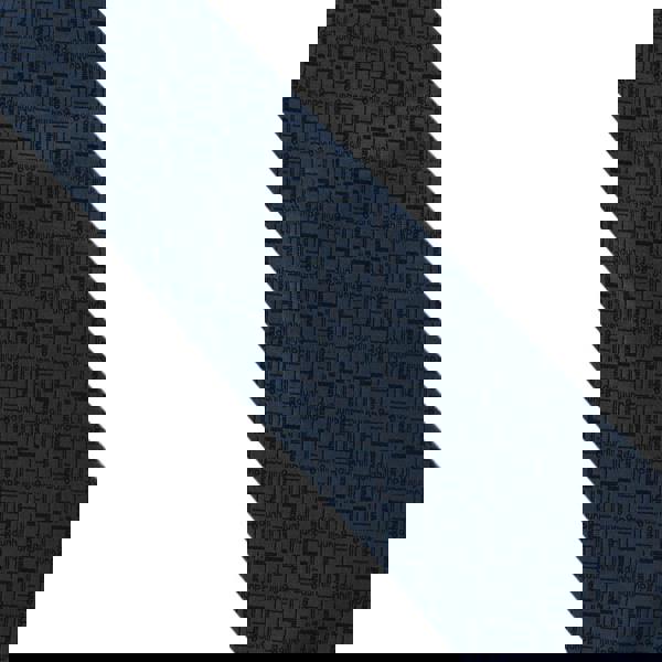 Dunhill Longtail Logo Silk Tie in Navy & Grey