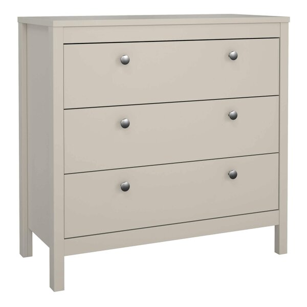 Wyld Haus Gossmere Natural Cashmere Chest 3 Drawers