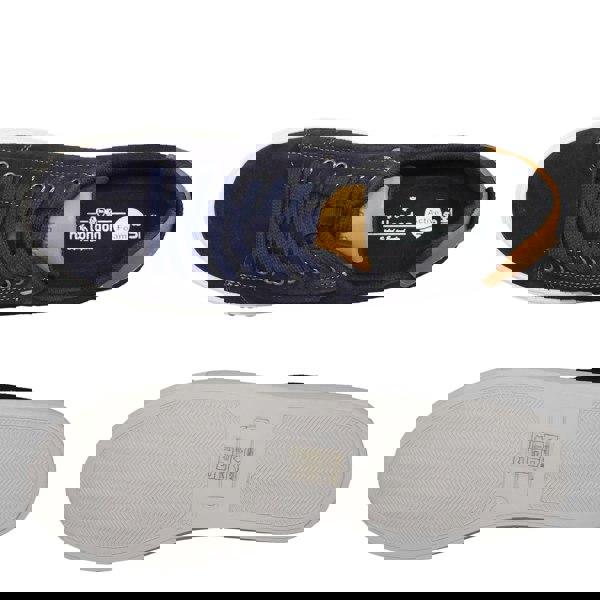 HX London Romford Suede Smart Casual Lace Up Trainers