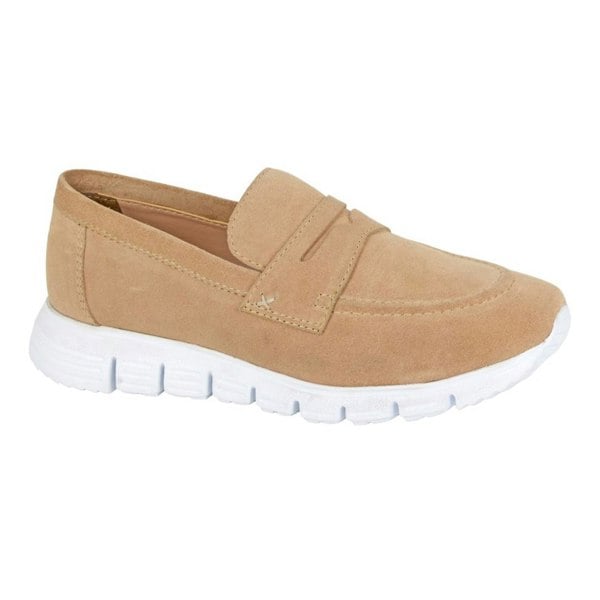 Cipriata Womens Felisa Suede Trainers - Taupe