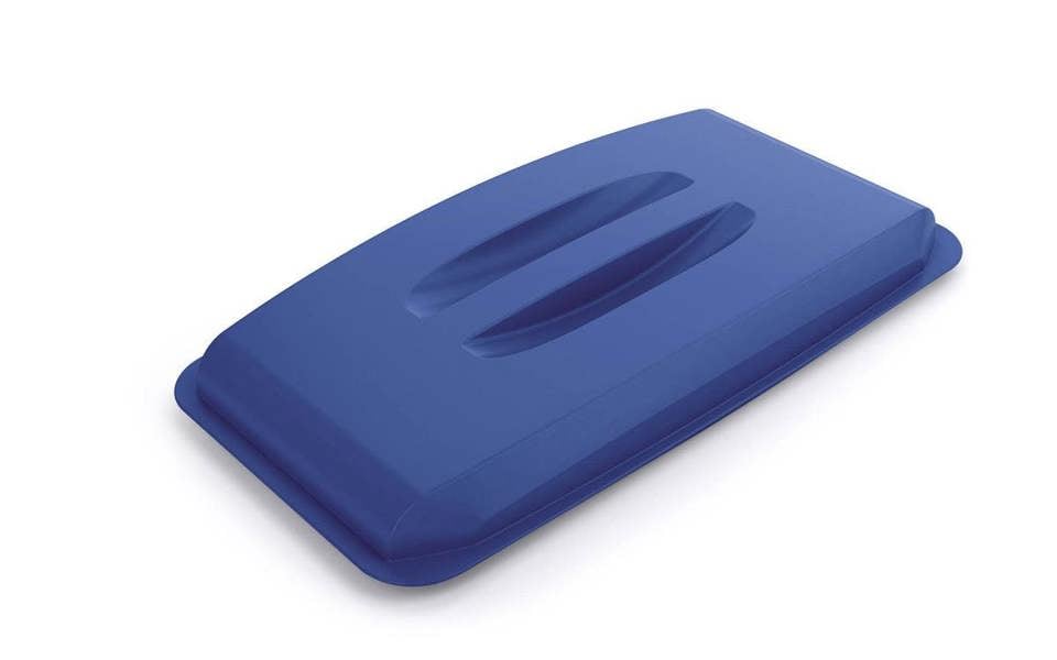 Durable 60L Bin Lid Blue | Rectangular Recycling Bin Lid | Food Safe | DURABIN