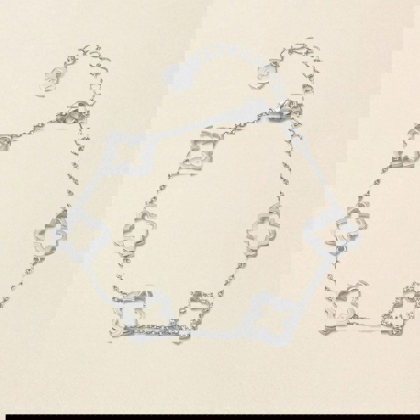 Say It With Clover Bracelet - Silver Plated