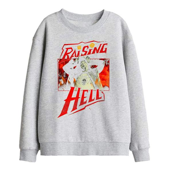 Stranger Things Childrens/Kids Raising Hell Eddie Munson Sweatshirt - Sport Heather