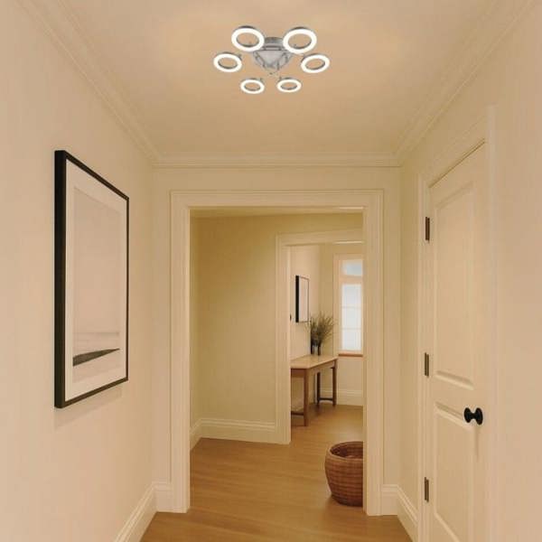 COSYLYTE Juni 6 Ring Integrated LED Ceiling Flush Light