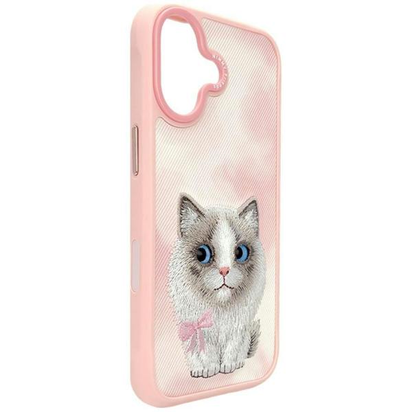 Nimmy Friends Nimmy Big Eye Cute Pet Ragdoll Cat Case with MagSafe for iPhone 17 6.3" Pink - N-XDY-IP17-07-D