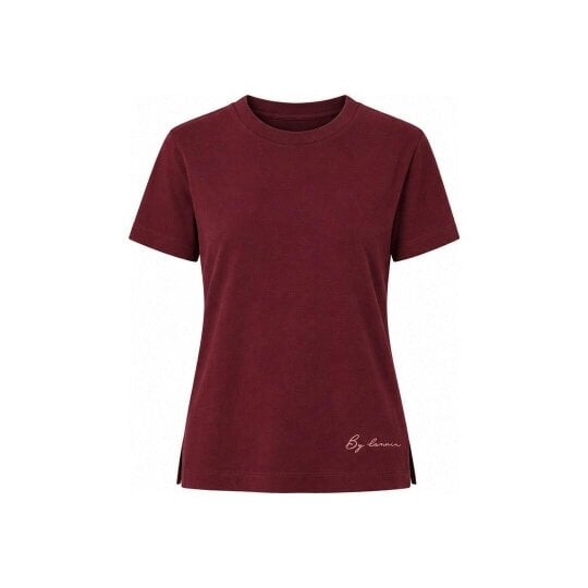 By Lanvin Small Signature Logo Burgundy T-Shirt