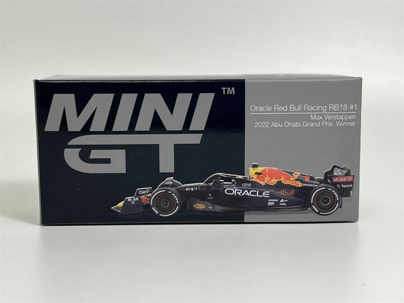 Mini GT Max Verstappen Red Bull RB18 #1 2022 Abu Dhabi GP Winner 1:64 Mini GT MGT00520L