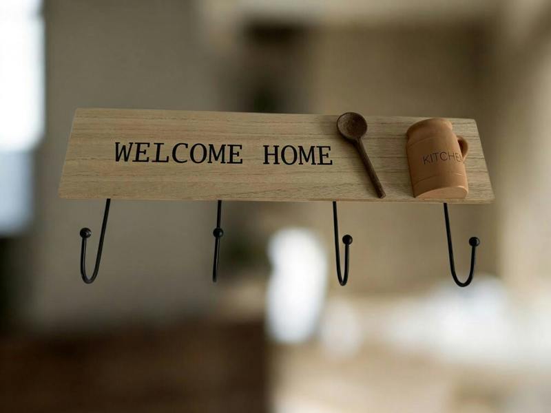 39CM WOODEN WALL HOOK-4