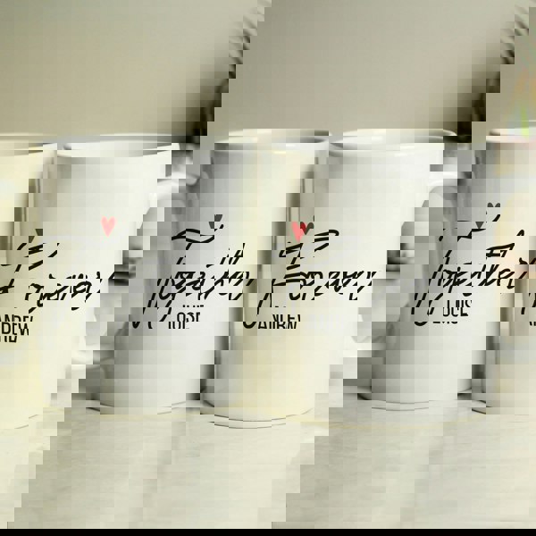 Personalised Memento Company Personalised Together Forever Mug Set