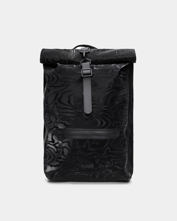 Rains Unisex Rolltop Rucksack - Amp 151 - CHO - Designer Unisex Bags