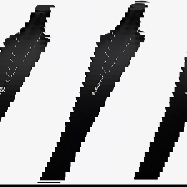 Rosa Lea Pave Large Leaf Pendant AE-950732NA