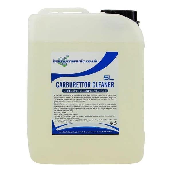 Carburettor & Engine Cleaner Ultrasonic Fluid (5 litre bottle)